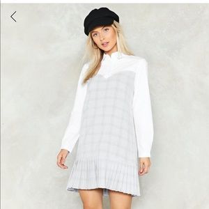 Nastygal schools out shirt dress